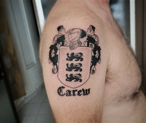 Family Crests brotherhood tattoo ideas